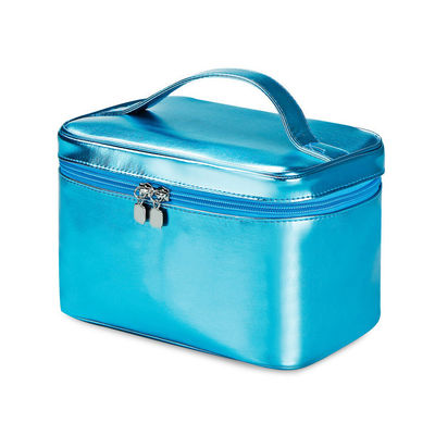 방수 푸른 실린더 버킷 세정 PU 가죽 가방