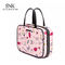 소녀를 위한 도매 맞춘 대용량 귀여운 핑크색 메이크업 화장품 가방